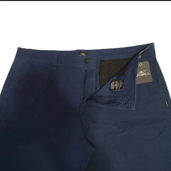 NWT O'neill  Jaxson Stretch Chino Men's Shorts Size 40 Standard Fit Blue - Picture 5 of 10